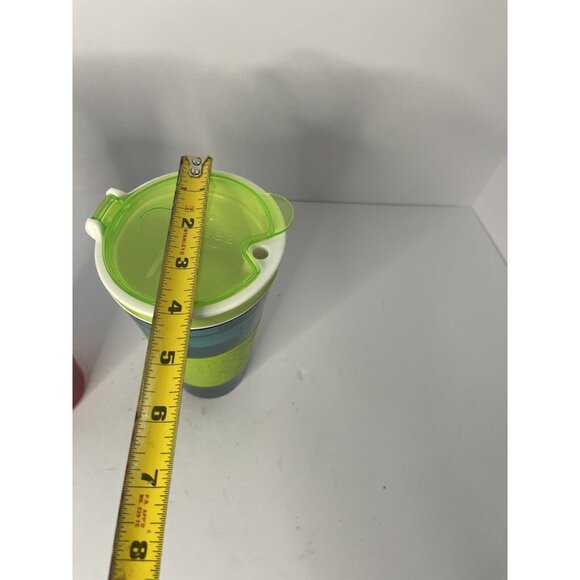 Large SNACKEEZ 2-in-1 Snack & Beverage Drink Holder Cup NO STRAW Set Of 2 - Picture 9 of 9
